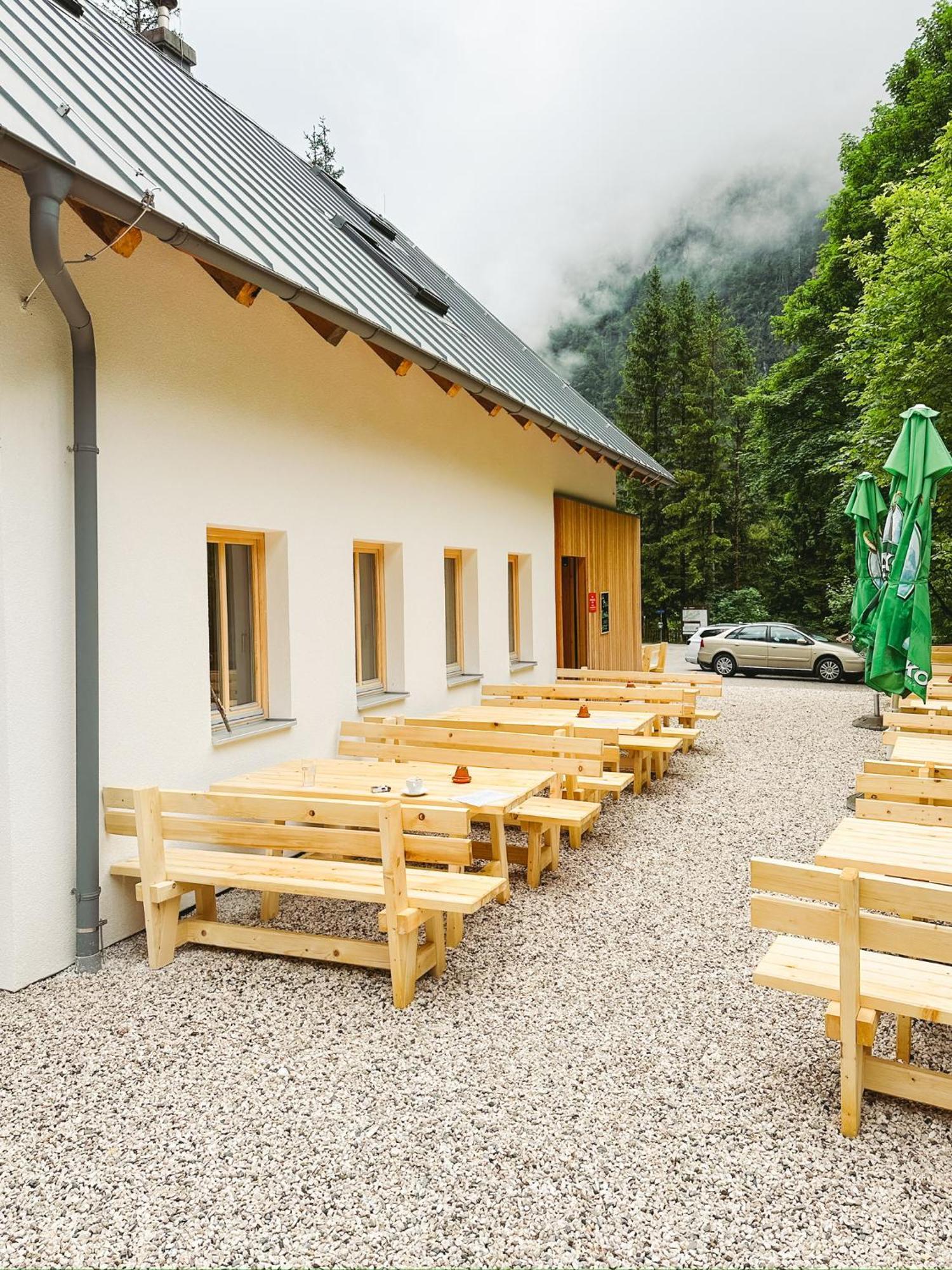 Koca Ob Izviru Soce Villa Trenta Bagian luar foto
